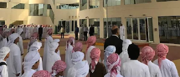 Graduation of students from Khatt School, cycle 2-3 (boys)